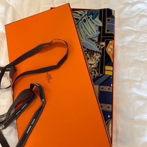 Hermes cashmere shawl 140